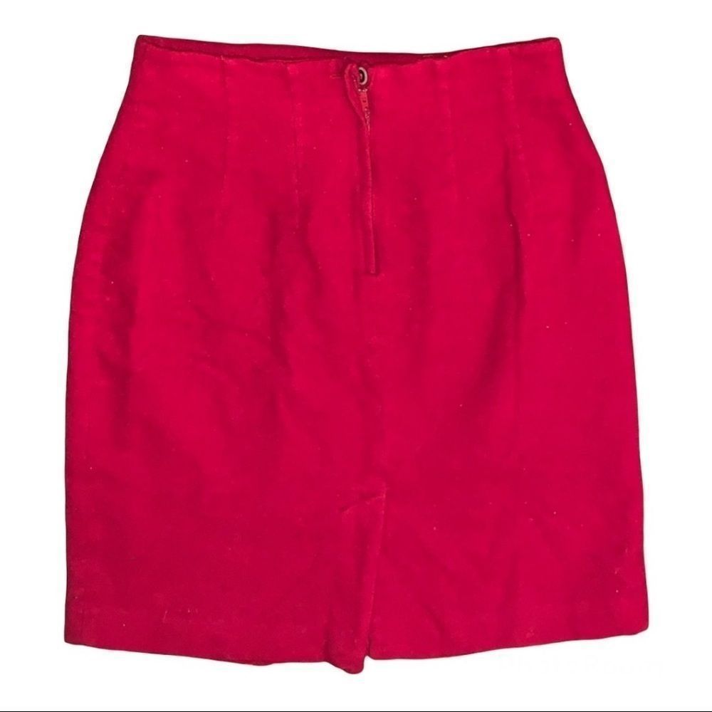 Red Mini Skirt  - Picture 2 of 3